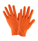 Luvas Nitrilo Diamantado Laranja Tamanho L (Cx.50 unidades)
