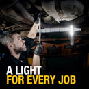 Luz de inspección LED recargable con anillo UV de enfoque