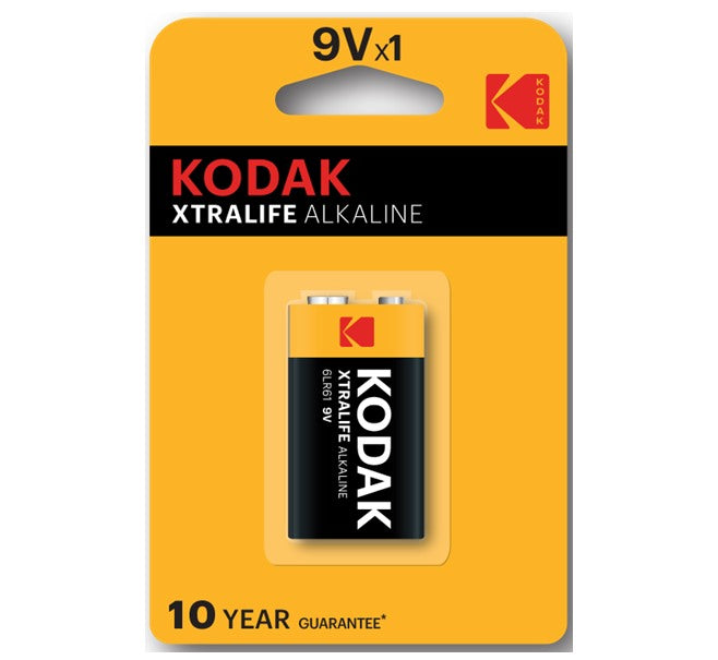 Pilha Kodak Xtralife Alcalina 9V 6LR