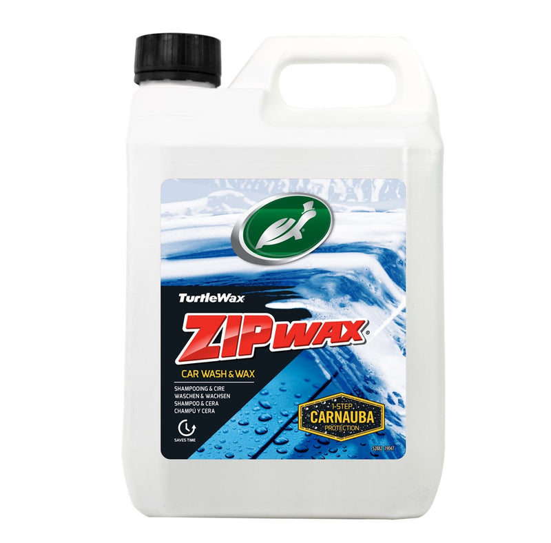 Champô Auto com Cera Zip Wax 2,5L Turtle Wax