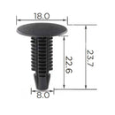 Molas de Fixação em Plástico C109 (embalagem com 50 molas)
