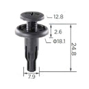 Molas de Fixação em Plástico C122 (embalagem com 50 molas)