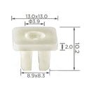 Molas de Fixação em Plástico C129 (embalagem com 50 molas)