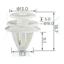 Molas de Fixação em Plástico C271 (embalagem com 50 molas)