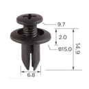 Molas de Fixação em Plástico C44 (embalagem com 50 molas)