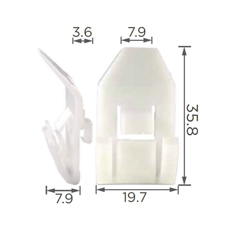 Molas de Fixação em Plástico C640 (embalagem com 50 molas)