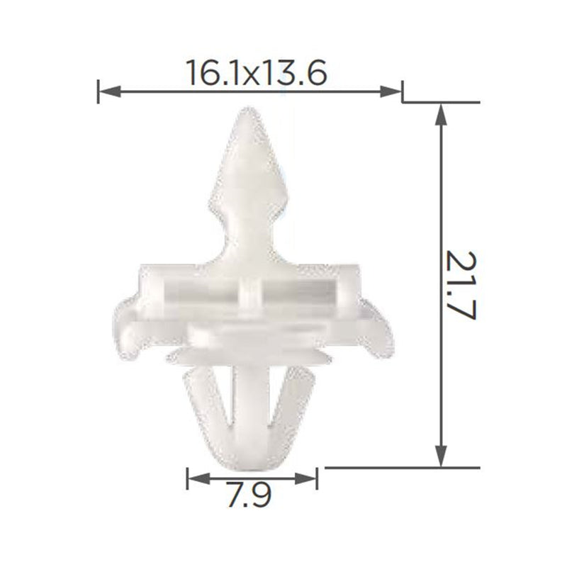 Molas de Fixação em Plástico C902 (embalagem com 50 molas)