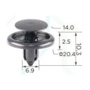 Molas de Fixação em Plástico C90 (embalagem com 50 molas)