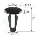 Molas de Fixação em Plástico C9 (embalagem com 50 molas)