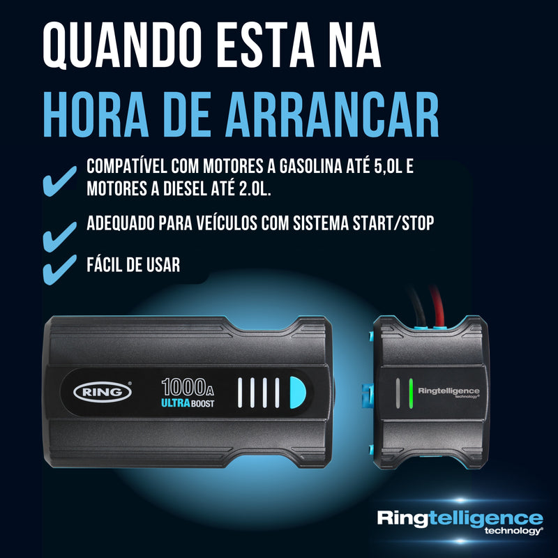 Ultra Booster de Arranque Compacto Litio 12V 1000A
