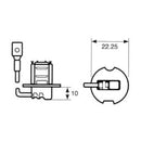 Lâmpadas 24V 70W H7 (caixa com 10 unid.)