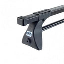 Barras de techo (2) en acero negro Cruz Optima OT105 / 921-000