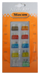 Kit Fusíveis Auto Tipo Ficha (10)