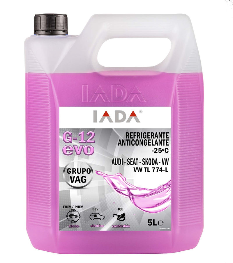 Refrigerante Rosa Anticongelante Glycogel G12 EVO (-25ºC) 5 Litros IADA