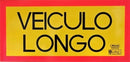 Placa Reflectora Veículo Longo Modelo 5 em Chapa